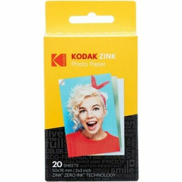 Instant Photographic Film Kodak ZINK Photo Paper 20 Sheets.