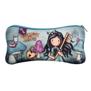 School Case Gorjuss Curiosity Grey Green (22 x 11.3 x 1 cm).