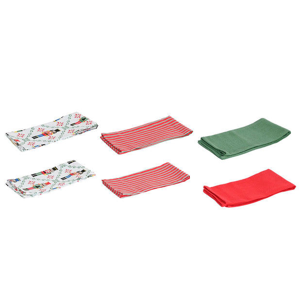 Kitchen Cloth Home ESPRIT Red Green Beige 60 X 0,2 X 40 CM.