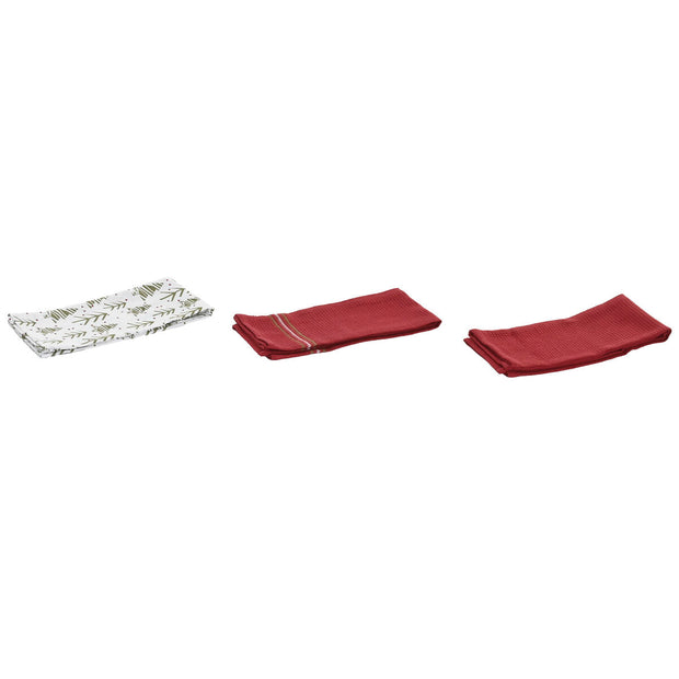 Kitchen Cloth Home ESPRIT Red Green Beige 60 X 0,2 X 40 CM.