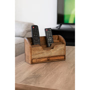 Organiser Home ESPRIT Brown Mango wood 30 x 11 x 17 cm.