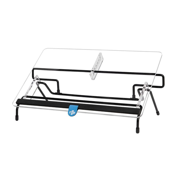 Document Holder R-Go FLEX READ DOCUMENT HOLDER Black Transparent A3 Foam Steel.