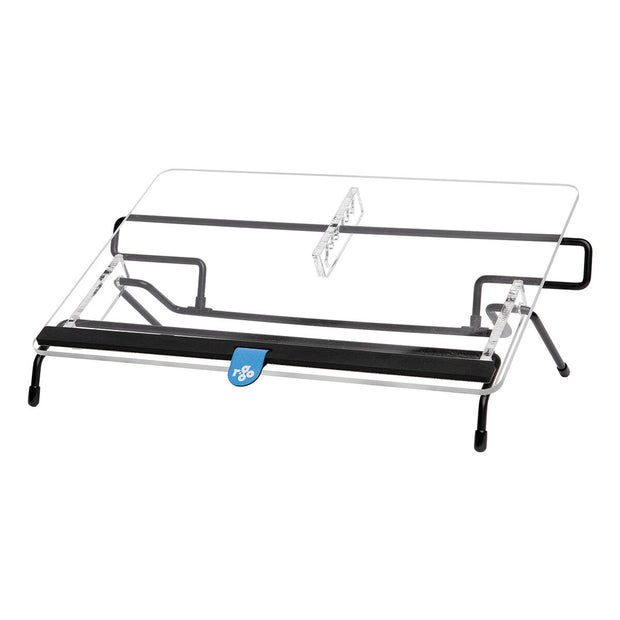 Document Holder R-Go FLEX READ DOCUMENT HOLDER Black Transparent A3 Foam Steel.