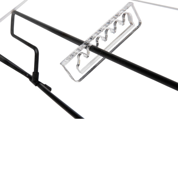 Document Holder R-Go FLEX READ DOCUMENT HOLDER Black Transparent A3 Foam Steel.