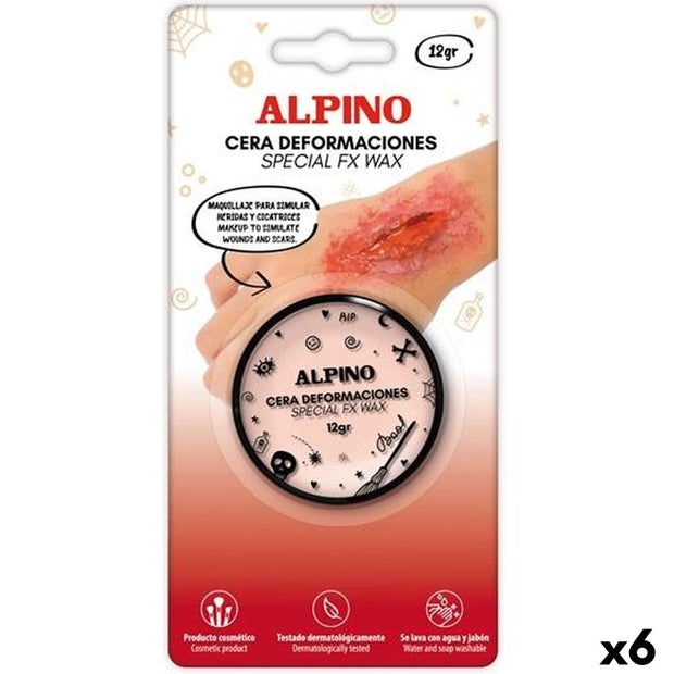 Make-up Alpino Halloween 12 g Wound 6 Units.